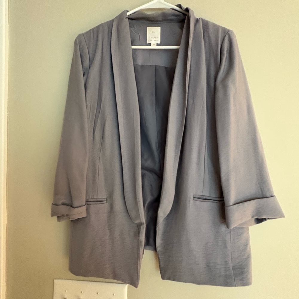 LC Lauren Conrad Light Gray Blazer